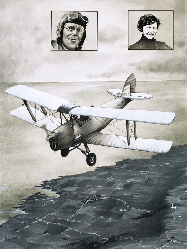 A De Havilland lepke alkotó: English School