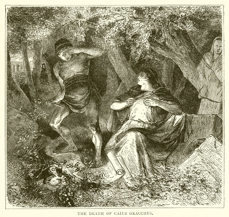 Caius Gracchus halála alkotó: English School