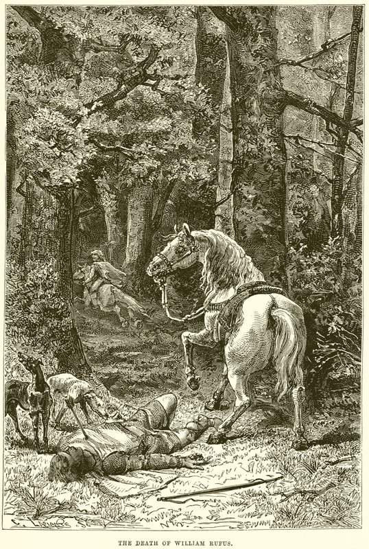 William Rufus halála alkotó: English School