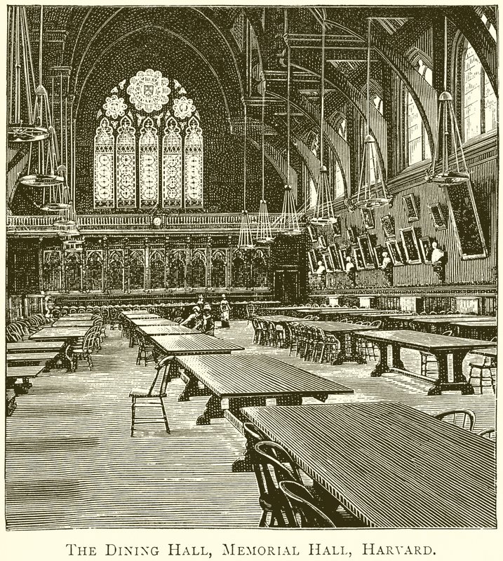 Ebédlő, Memorial Hall, Harvard alkotó: English School