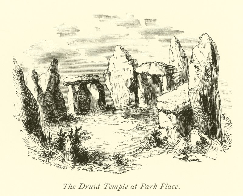 A druida templom a Park Place-ben alkotó: English School