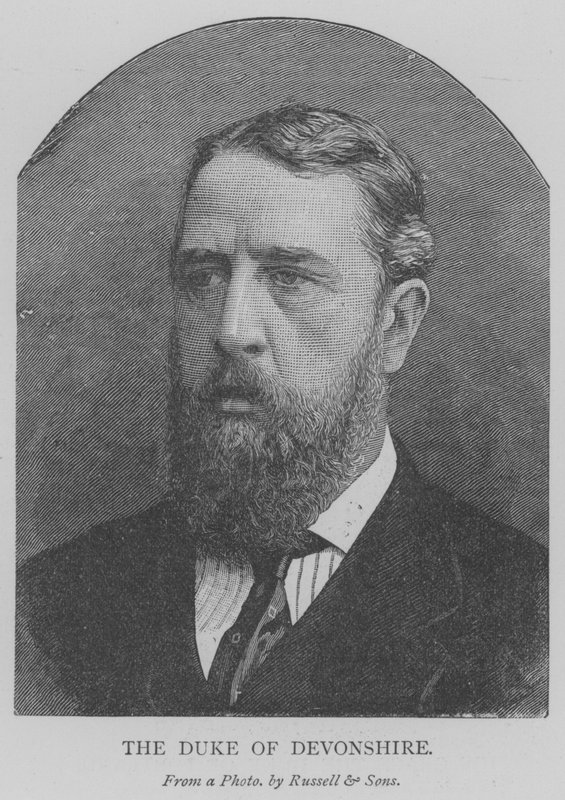 Devonshire hercege (metszet) alkotó: English School