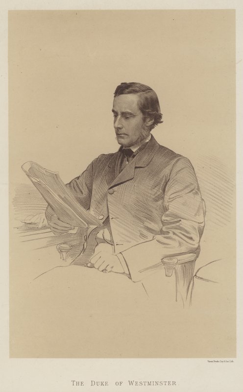Westminster hercege (litho) alkotó: English School