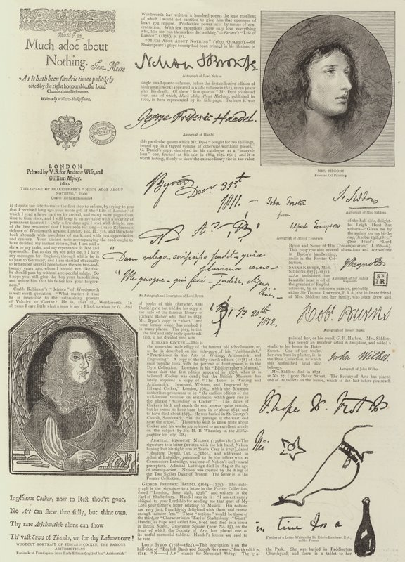 A Dyce és Forster gyűjtemények (metszet) alkotó: English School