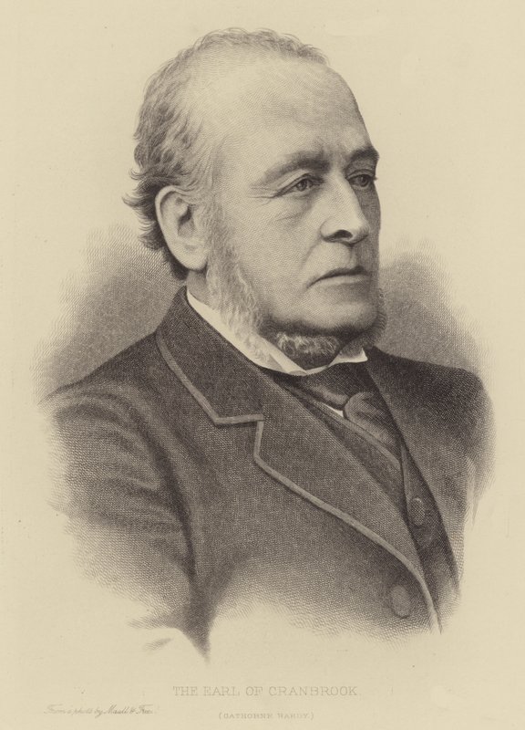 Cranbrook grófja, Gathorne Hardy alkotó: English School