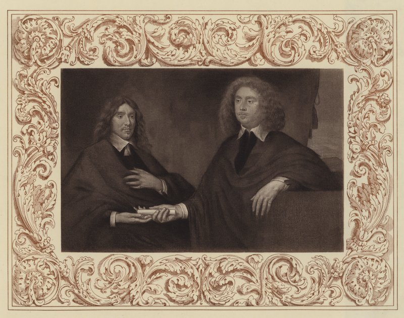 Lauderdale grófja (jobb oldalon) és Lanark grófja (utána Hamilton második hercege) (litho) alkotó: English School