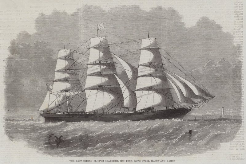 A kelet-indiai Clipper Seaforth alkotó: English School