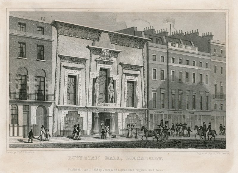 Az egyiptomi terem, Piccadilly alkotó: English School