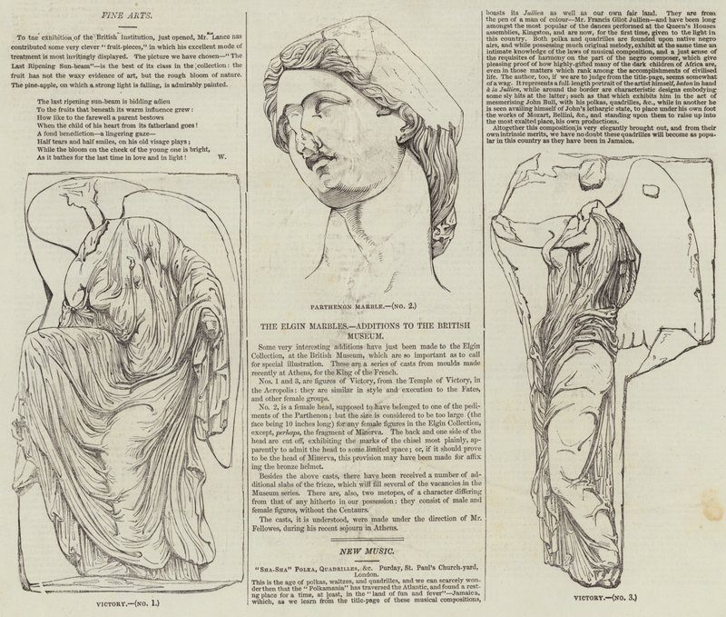 The Elgin Marbles (metszet) alkotó: English School