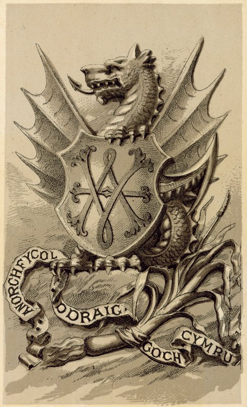 Wales jelképe (litho) alkotó: English School
