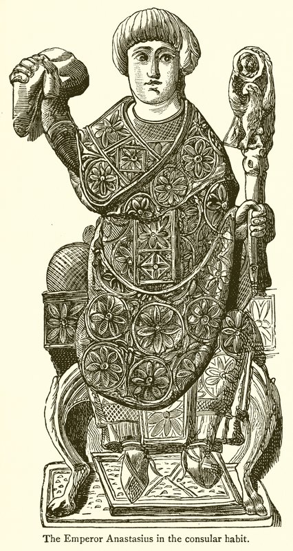 Anastasius császár a konzuli szokásban alkotó: English School