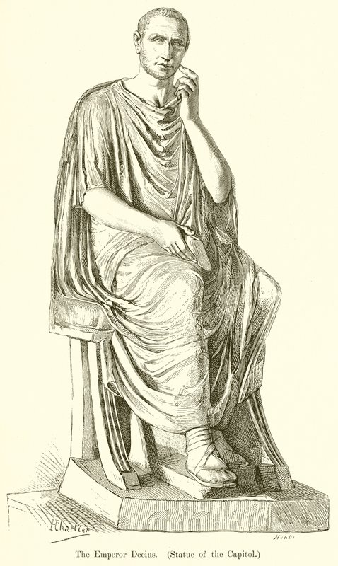 Decius császár. (A Capitolium szobra) alkotó: English School