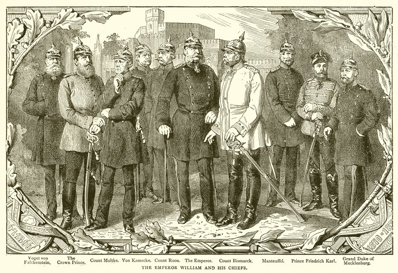 Vilmos császár és főnökei alkotó: English School