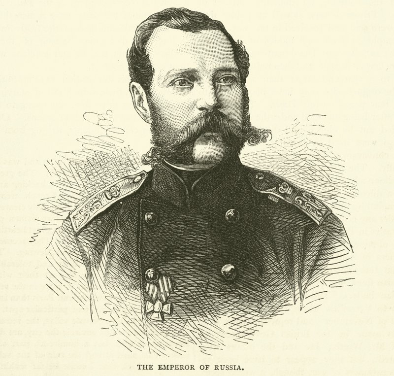Oroszország császára, 1870. november alkotó: English School