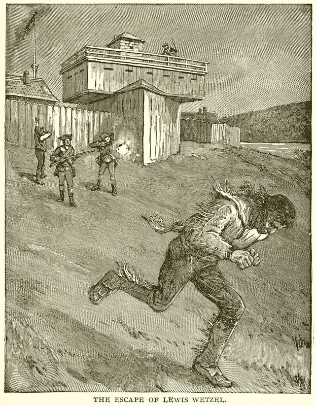 Lewis Wetzel menekülése alkotó: English School