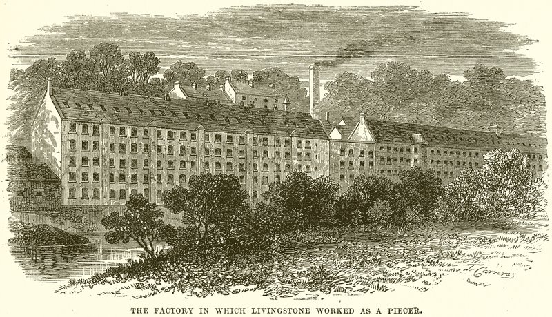 A gyár, amelyben Livingstone piercerként dolgozott alkotó: English School