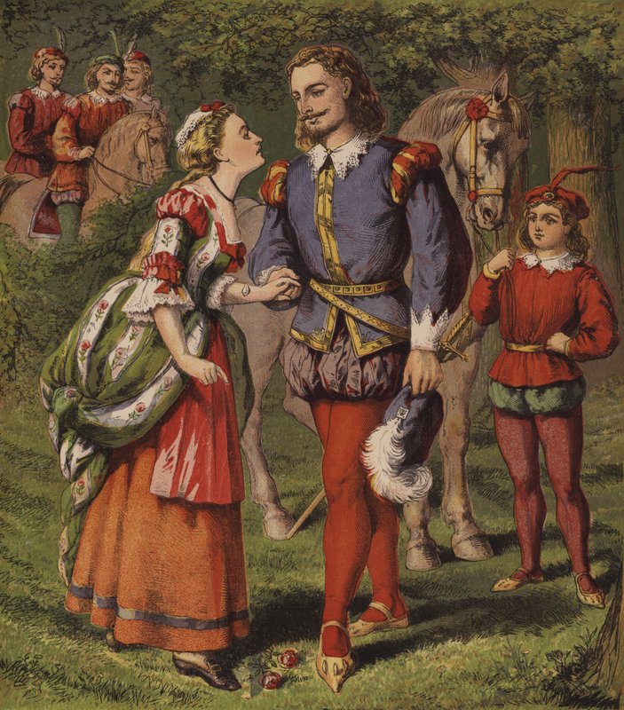 A tündér a szökőkútnál, vagy a két lány (színes litó) alkotó: English School