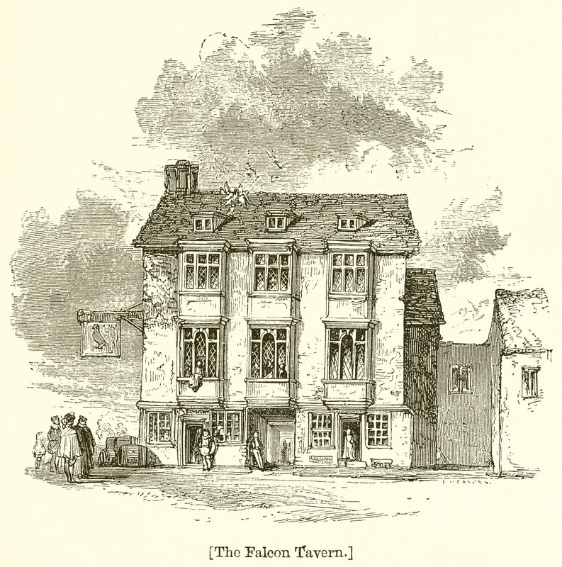 A Falcon Tavern alkotó: English School