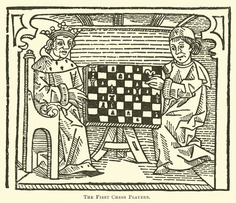 Az első sakkozók alkotó: English School