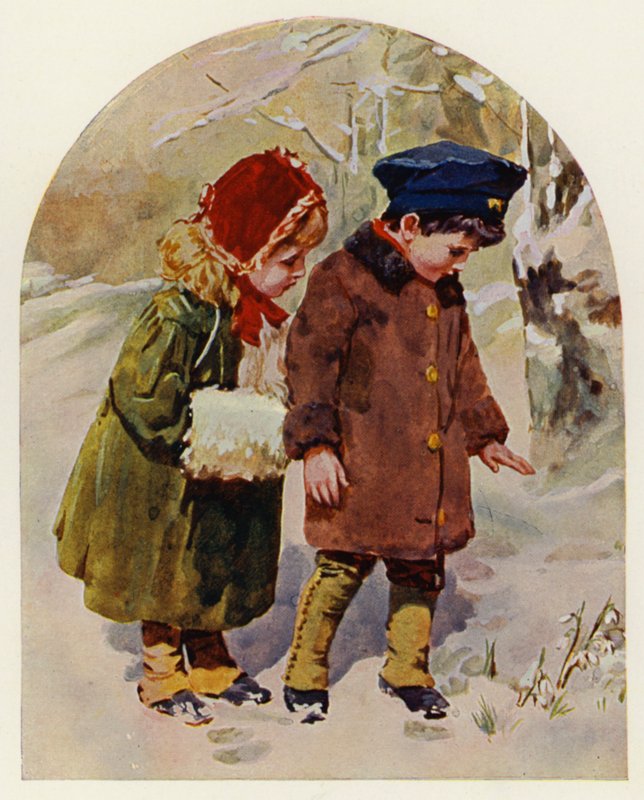 Az első hóvirág (színes litó) alkotó: English School