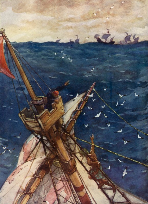 A flamand flotta észrevette alkotó: English School