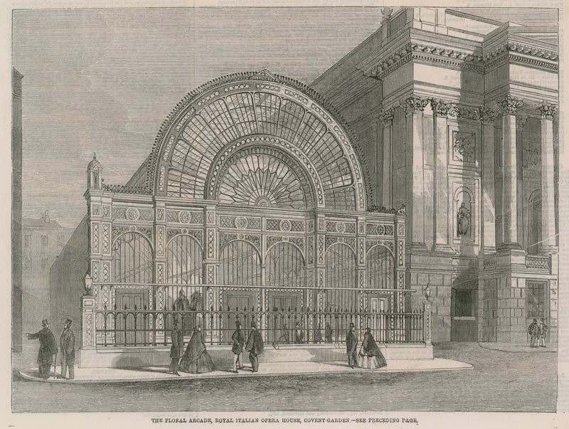 Virágárkád, Olasz Királyi Operaház, Covent Garden alkotó: English School