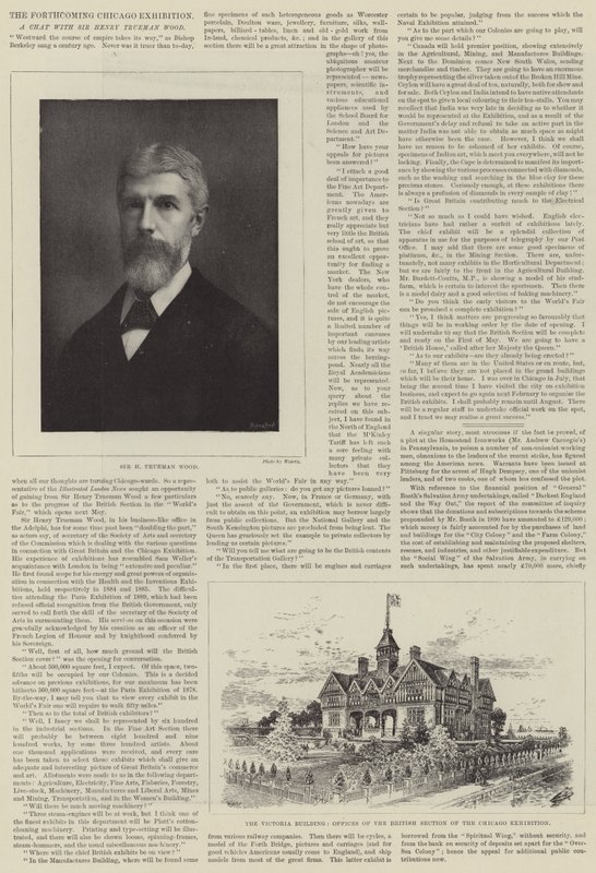 A közelgő chicagói kiállítás (metszet) alkotó: English School