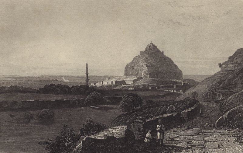 Daulatabad erődje a Dekkánban (metszet) alkotó: English School