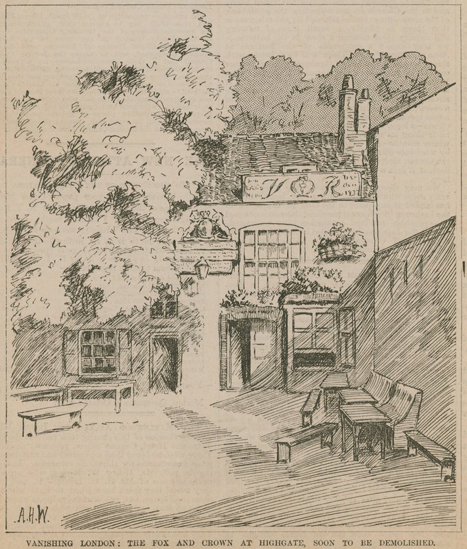 The Fox and Crown, Highgate, London alkotó: English School