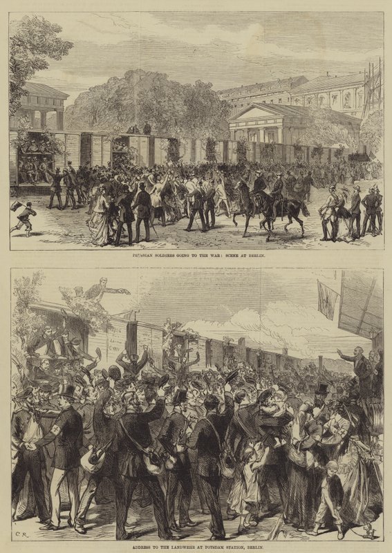 A francia-porosz háború (metszet) alkotó: English School
