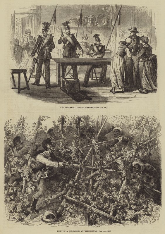 A francia-porosz háború (metszet) alkotó: English School