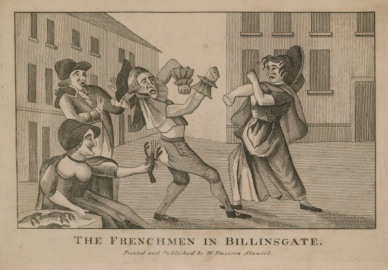 A franciák Billingsgate-ben alkotó: English School
