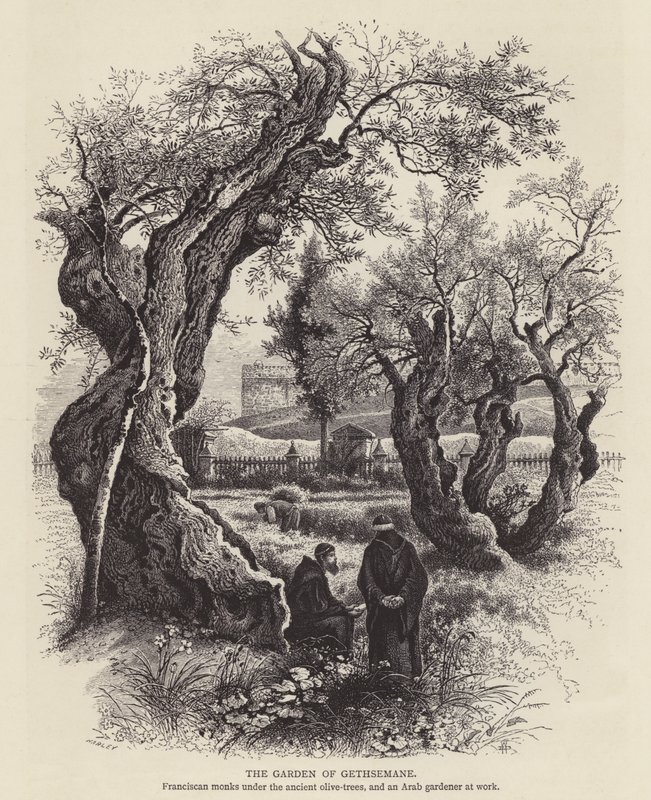 A Gecsemáné-kert (metszet) alkotó: English School