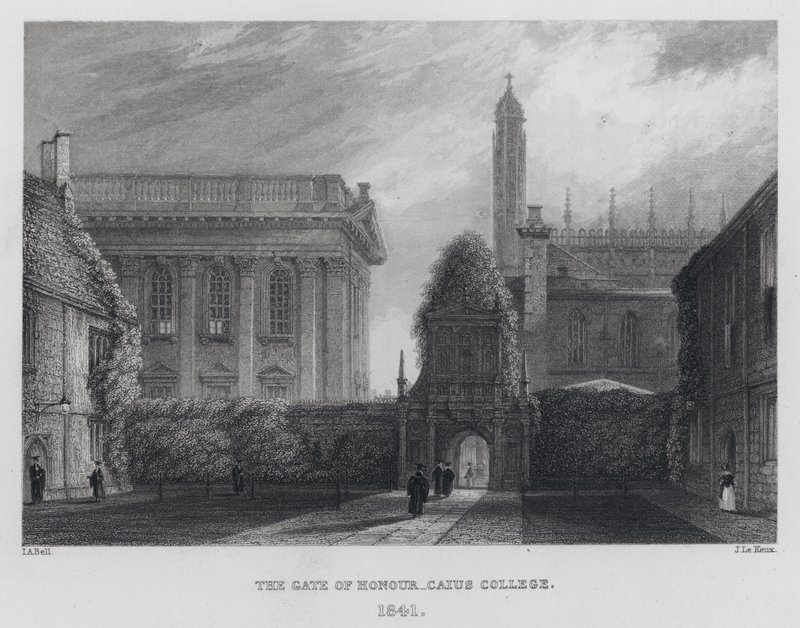 A becsület kapuja, Caius College alkotó: English School