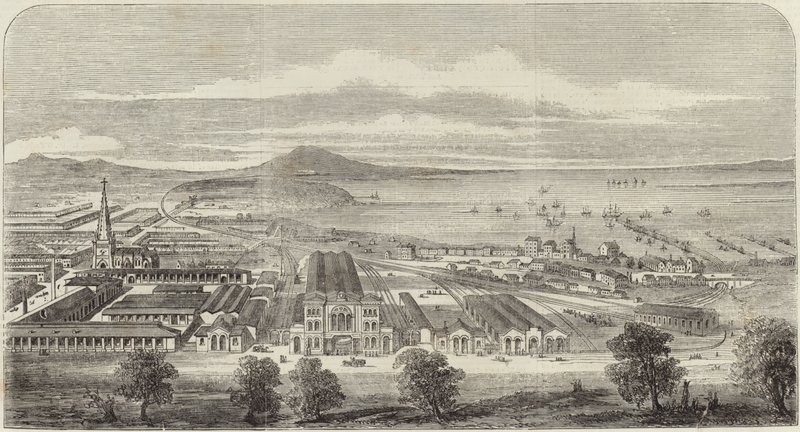 Geelong és Melbourne vasút alkotó: English School