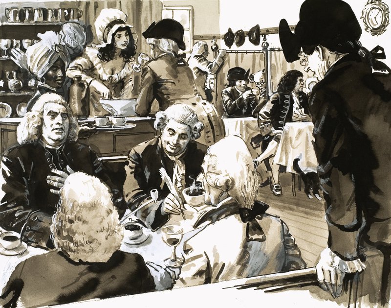 A grúzok: A szavak uralkodója (Samuel Johnson) alkotó: English School