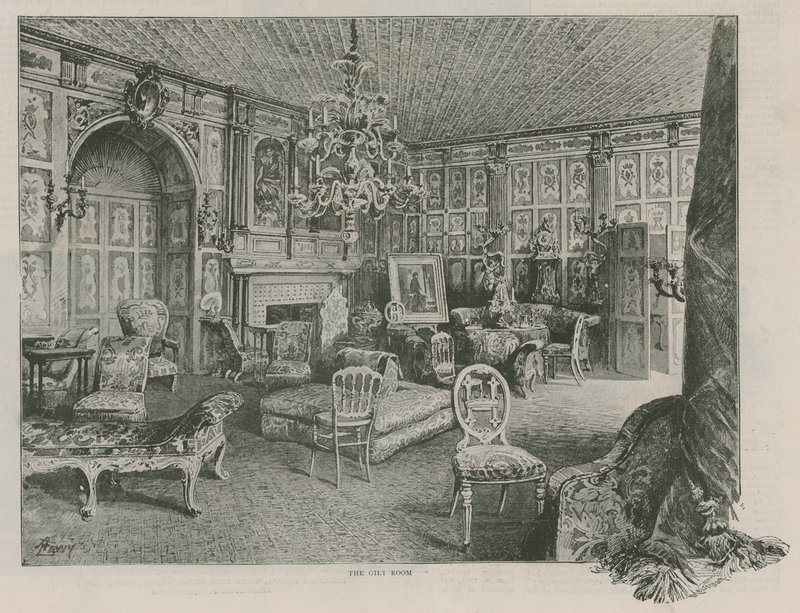 Az aranyozott szoba, Holland House alkotó: English School