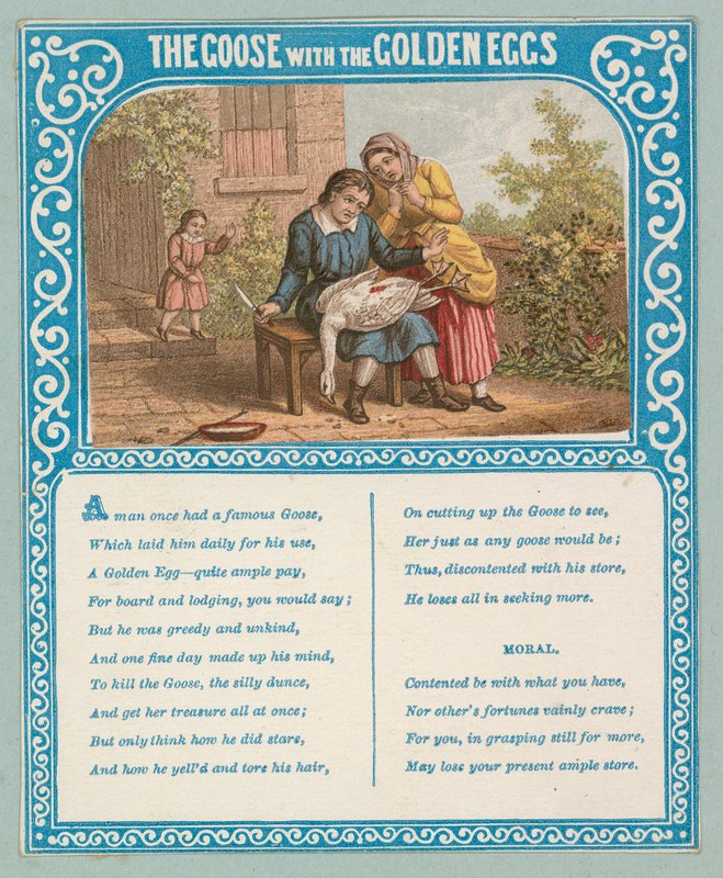 A liba az aranytojásokkal alkotó: English School