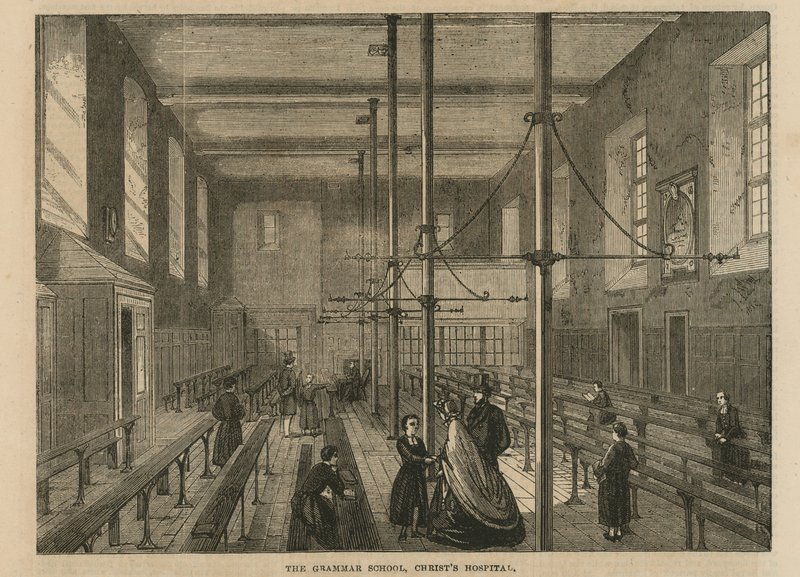 A Christs Hospital gimnáziumában alkotó: English School
