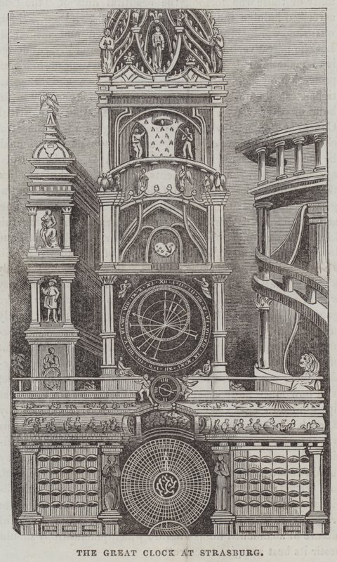 A strasburgi nagy óra (metszet) alkotó: English School