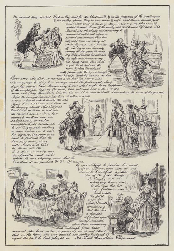 A nagy Dumbleton szökés (metszet) alkotó: English School
