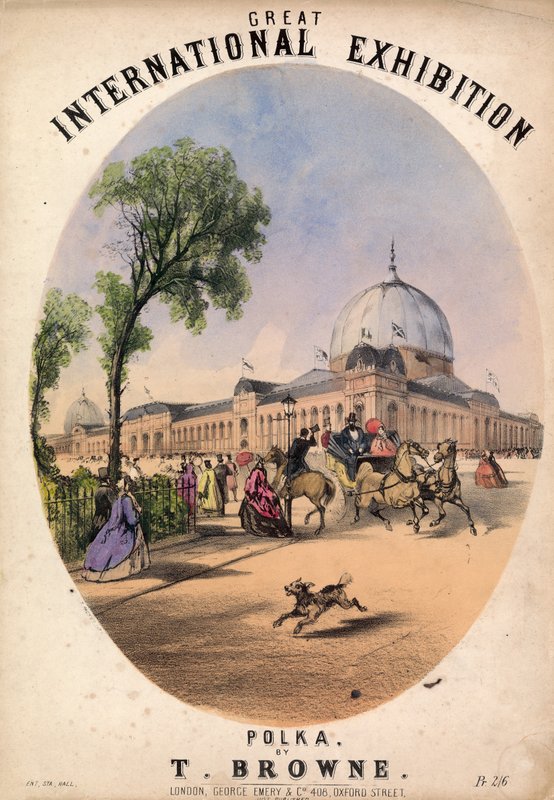 A Nagy Nemzetközi Kiállítás (1862) alkotó: English School