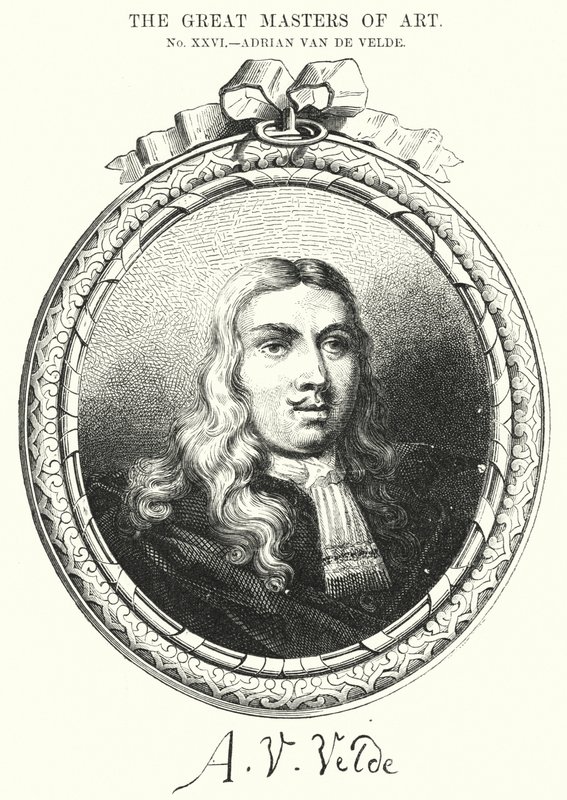 A művészet nagy mesterei, Adrian Van de Velde (metszet) alkotó: English School