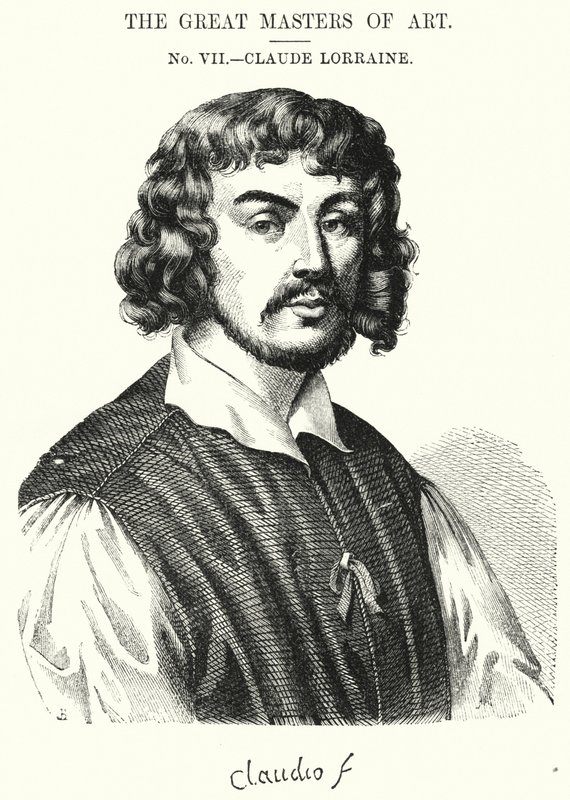 A művészet nagy mesterei, Claude Lorraine (metszet) alkotó: English School