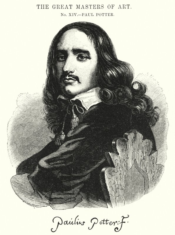 A művészet nagy mesterei, Paul Potter (metszet) alkotó: English School