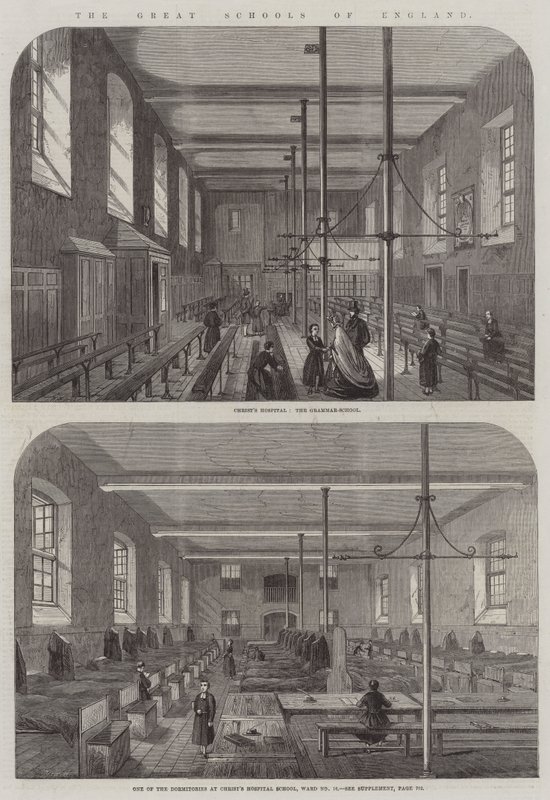 Anglia nagy iskolái (metszet) alkotó: English School