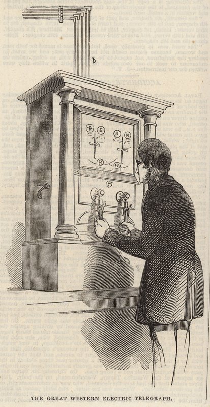 A Great Western Electric Telegraph alkotó: English School
