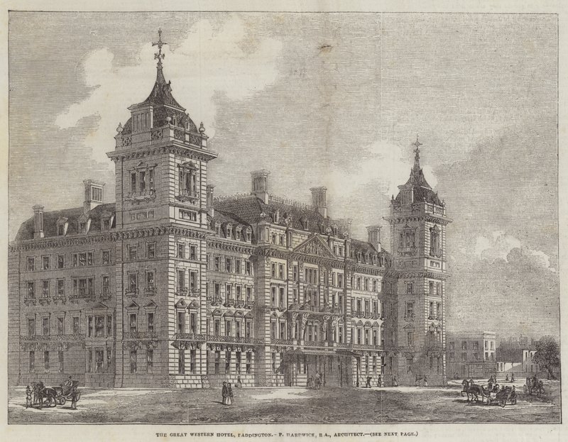 The Great Western Hotel, Paddington (metszet) alkotó: English School