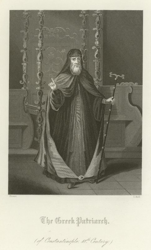 A konstantinápolyi görög pátriárka, 18. század alkotó: English School