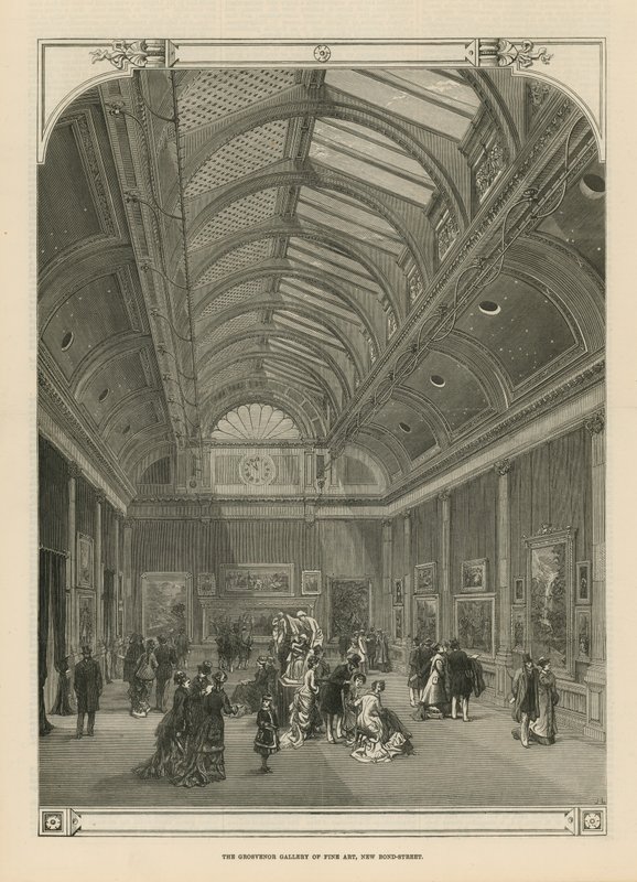 A Grosvenor Képzőművészeti Galéria alkotó: English School